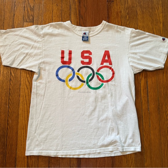 Vintage Other - 90’s Champion Olympics USA Vintage T-Shirt